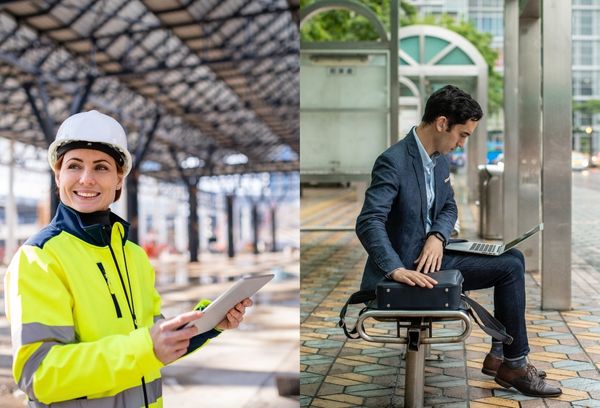 Arbeiten von unterwegs - auch per App Arbeiten von unterwegs - auch per App